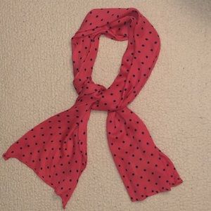 A Pink Polka Dot Scarf